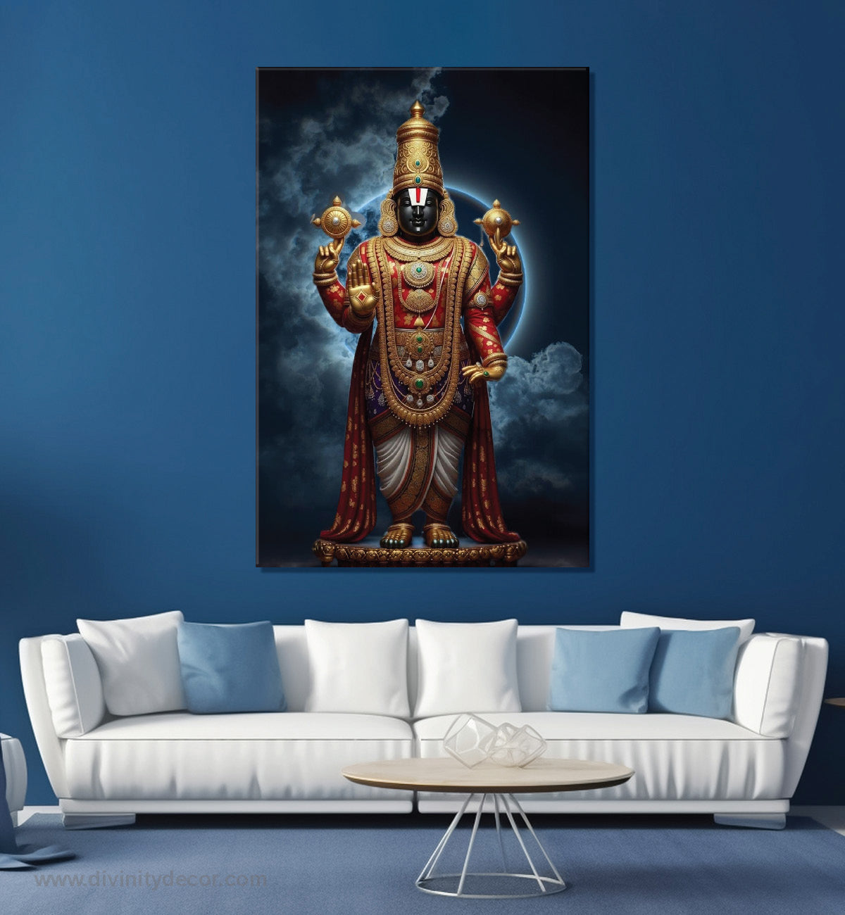 Tirupati Balaji HD Canvas Wall Decor for Living Room 5