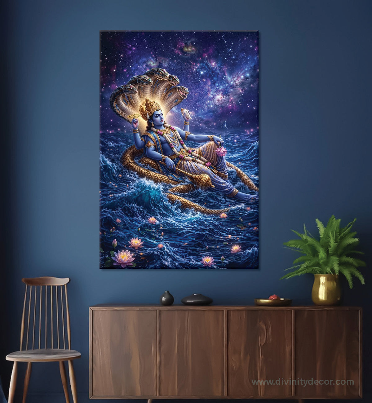 Shree Hari Spiritual Wall Decor Painting 8