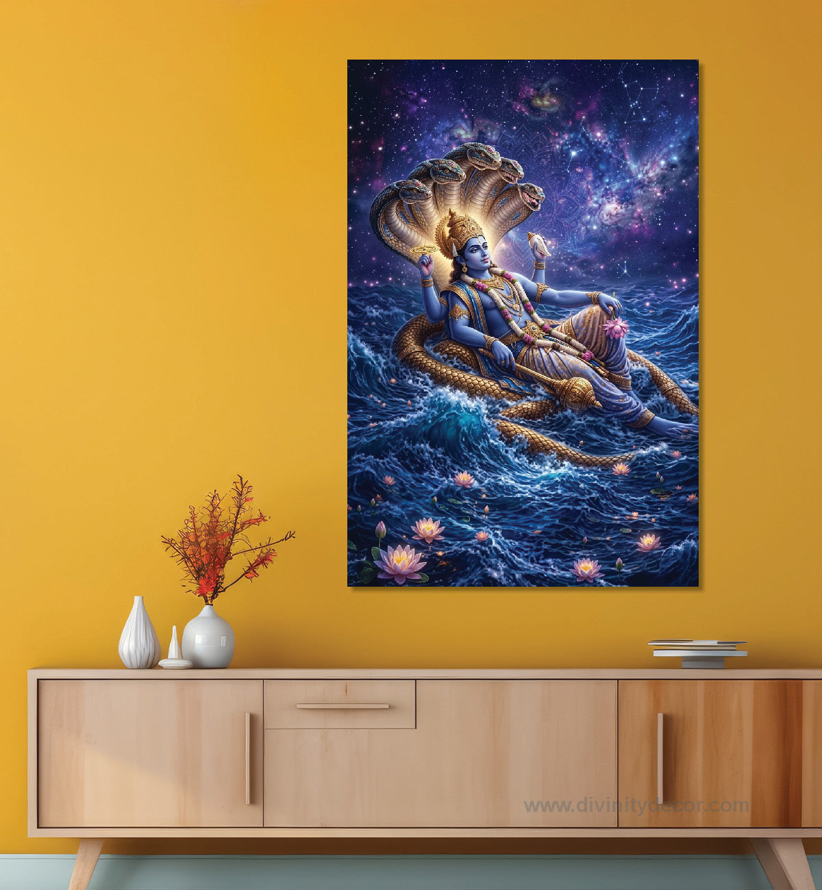 Shree Hari Spiritual Wall Decor Painting 8